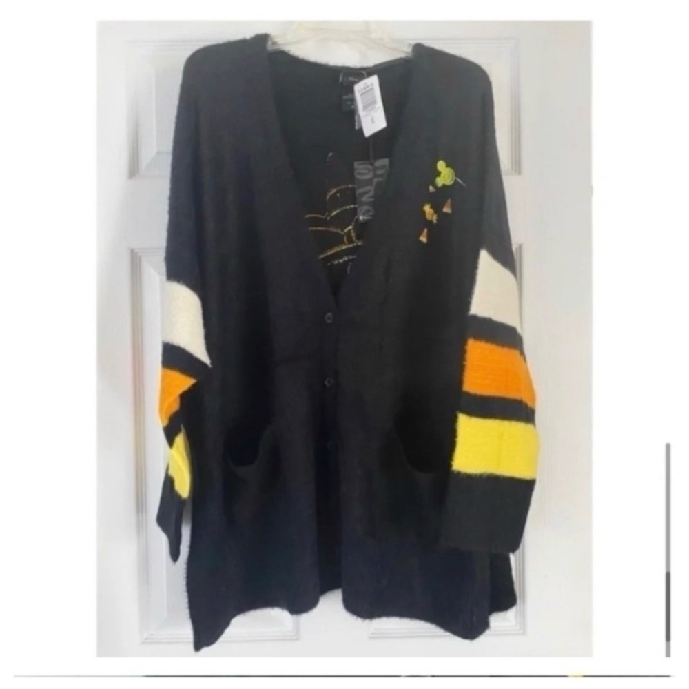 TORRID Disney Halloween Minnie Mouse Cardigan Sweater - Picture 8 of 12
